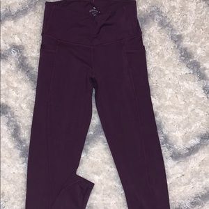 Dark purple athleta leggings